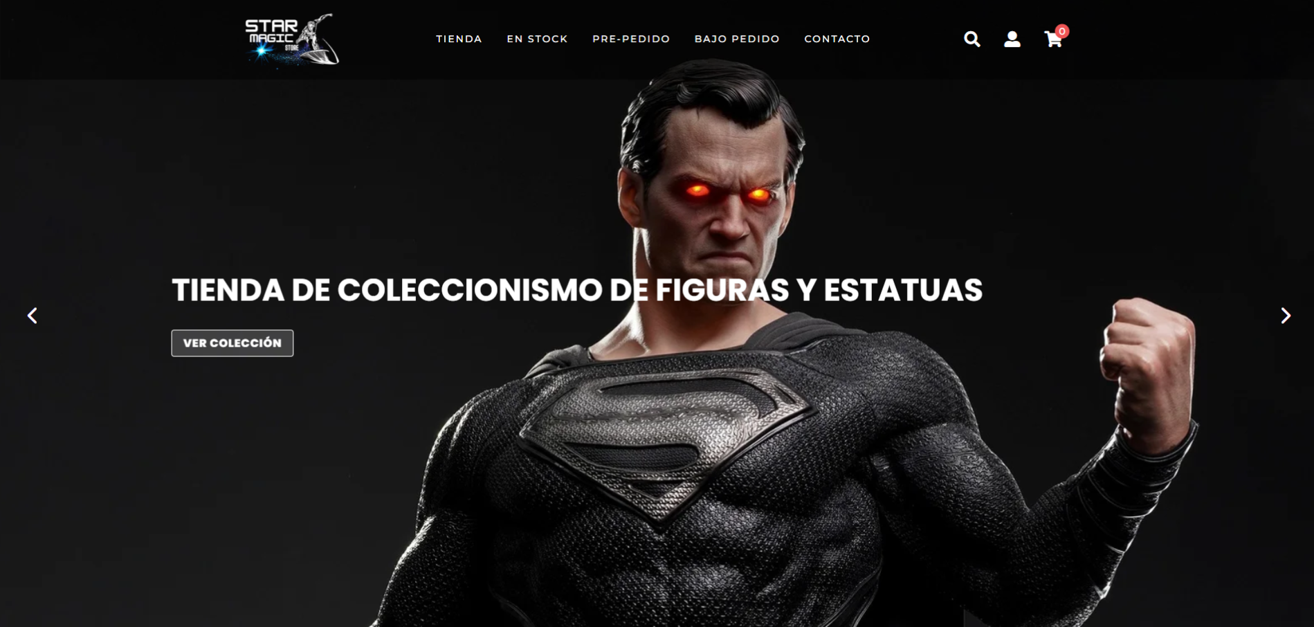 Diseño web Star Magic Store en Álava — proyecto Webzalia